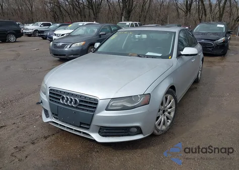 2010 Audi A4 2.0T Premium z USA, uszkodzony, nr VIN WAUEFAFL0AN062429